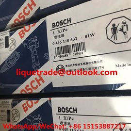 China BOSCH 100% Genuine and New Common Rail Injector 0445110632 , 0 445 110 632 supplier